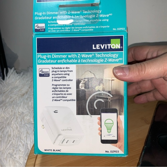 Leviton Plug-in Dimmer W/ Z-Wave Technology *uses Compatible Z-wave Controller - Picture 5 of 5